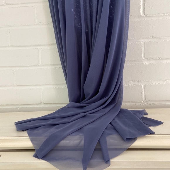 Sequin Leotard Dress ~ Performance Dress ~ Full Length Sequin Dance Dress - Picture 6 of 15